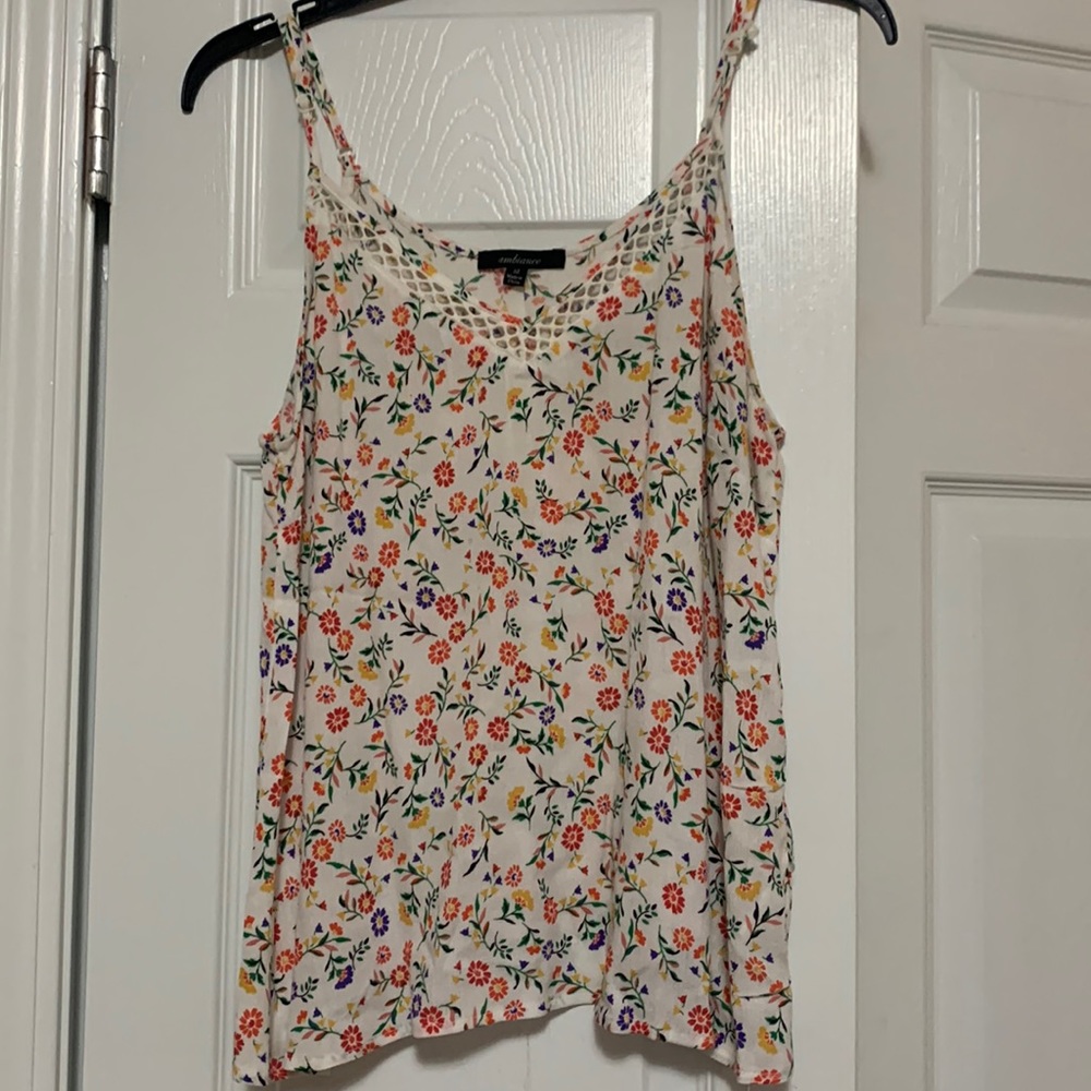 Charlotte Ruse Ambience Floral Lace V-Neck Camisole
